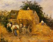 卡米耶 毕沙罗 : The Hay Wagon, Montfoucault